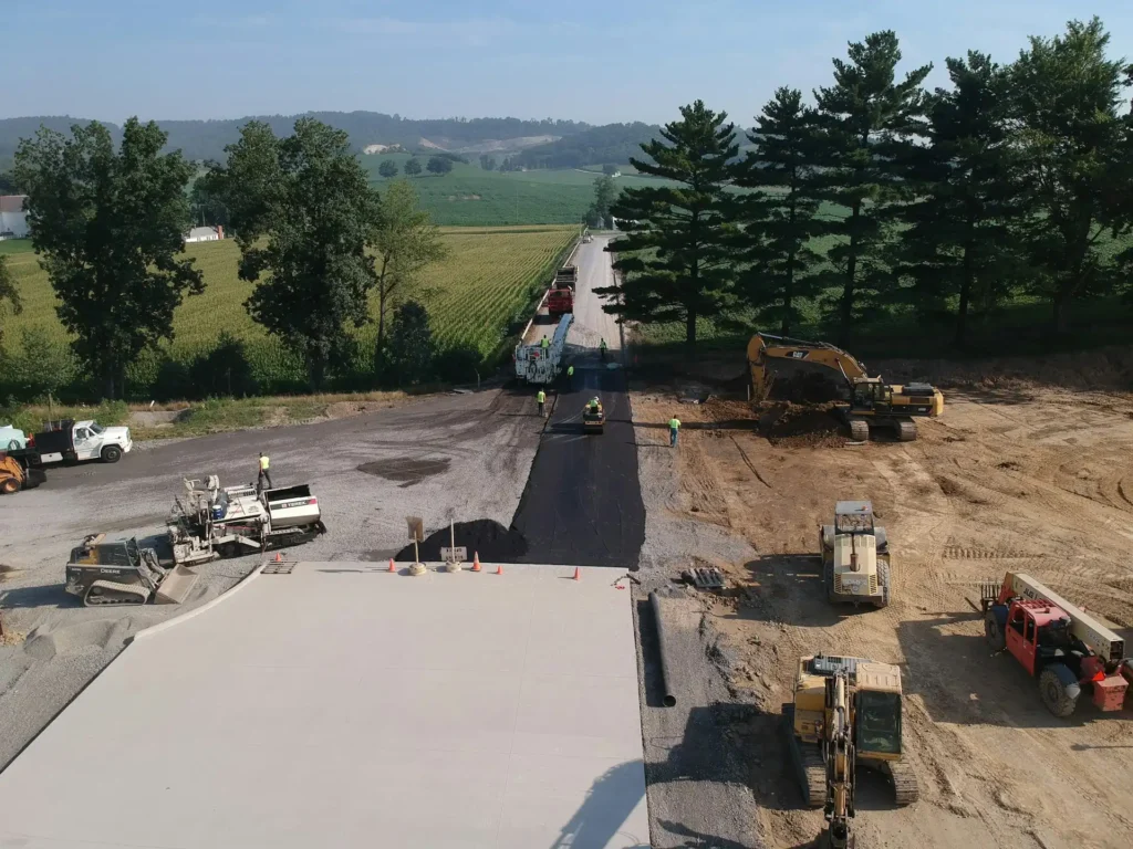 Asphalt Road Construction